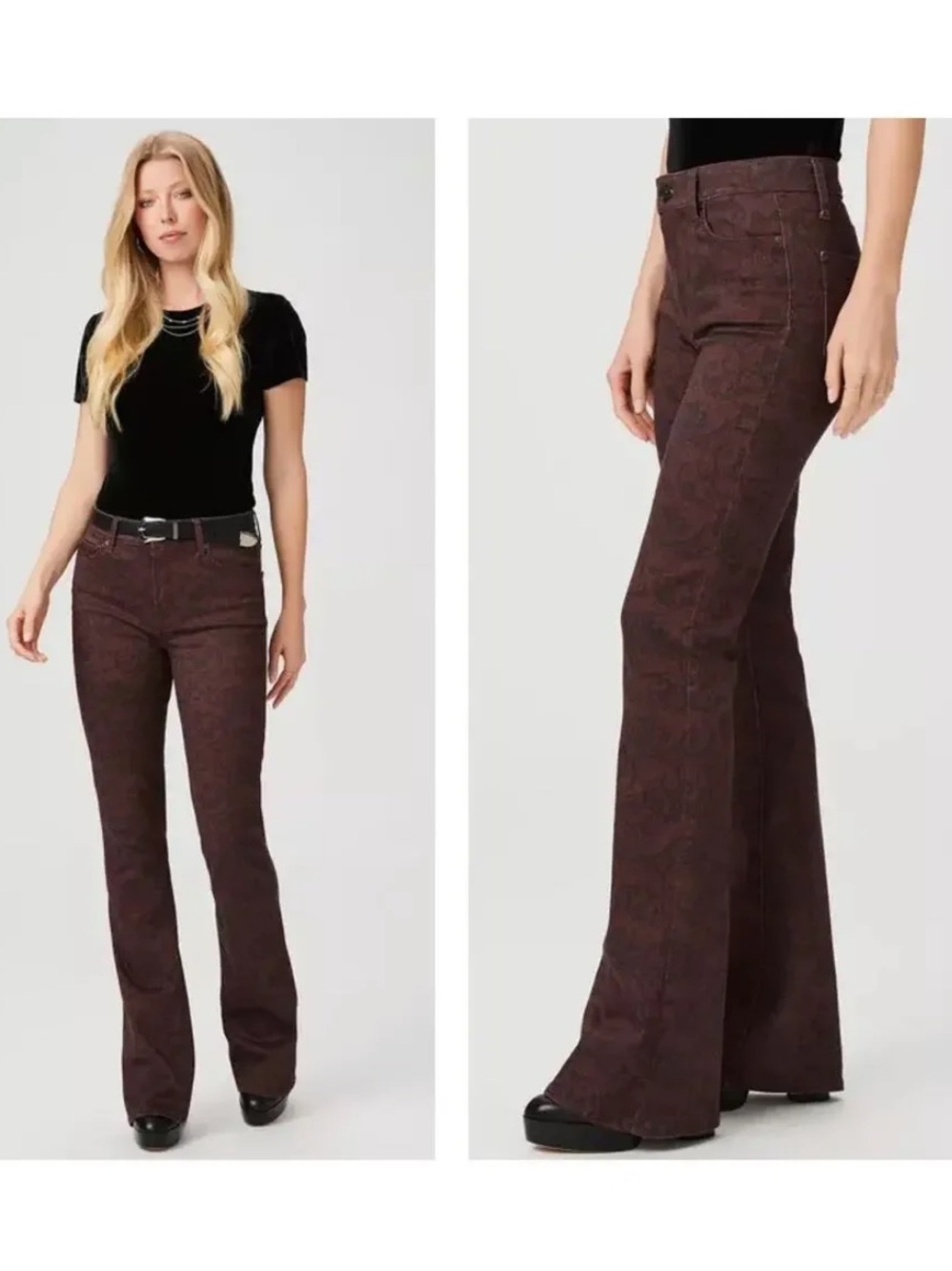 PAIGE High Waisted Lou Lou Jeans